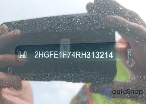 2024 Honda Civic Ex from USA, damaged, VIN 2HGFE1F74RH313214